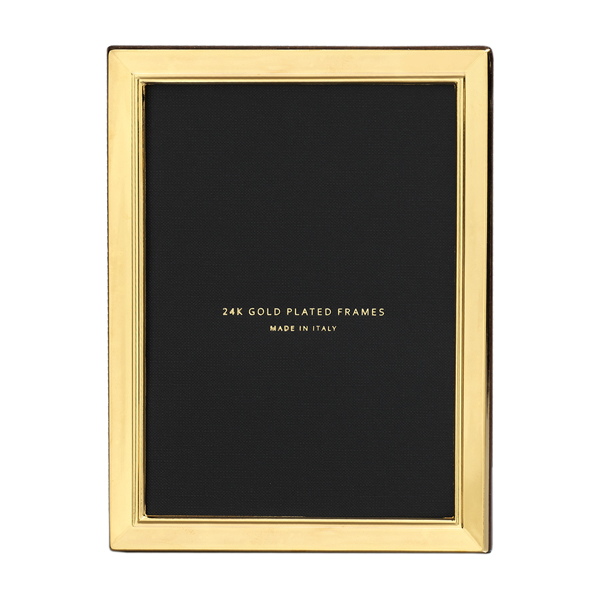 Metropolis 24k Goldplate Picture Frame, 5  x 7 