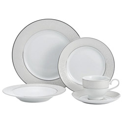 A photo of Parchment 5pc Place Setting