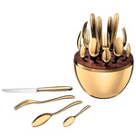 Christofle Mood Gold Silverplate Flatware