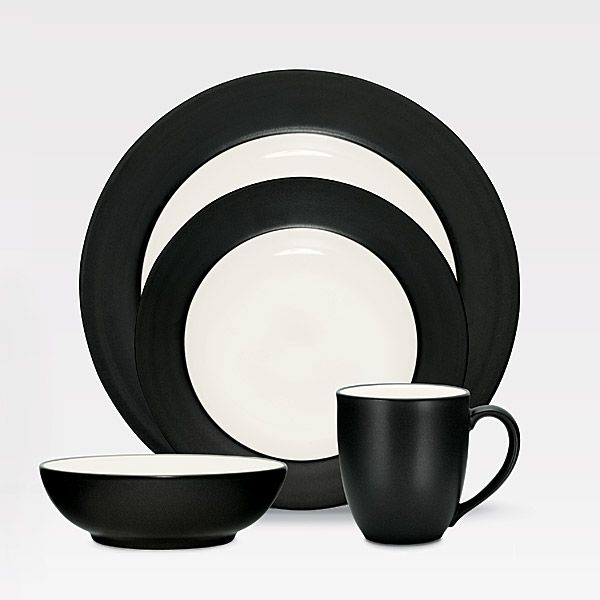 Colorwave Graphite stoneware at discount by Noritake ... Colorwave Graphite stoneware at discount by Noritake ...