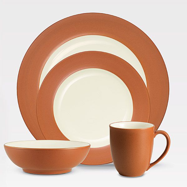 Noritake Colorwave Terra Cotta Stoneware, Every Item Silver Superstore