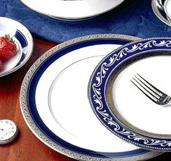 noritake crestwood cobalt platinum