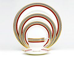 Noritake Ruby Coronet Dinnerware