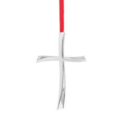 A photo of Nambe Cross Ornament