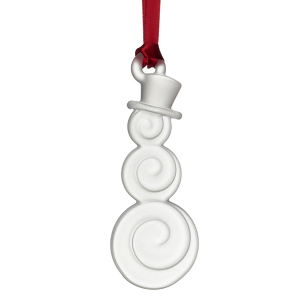 Holly Days Snowman Ornament By Orrefors Orrefors Holly Days Snowman Ornament 2015 - Holly Days Snowman Ornament By Orrefors
