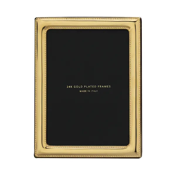 Sterling Silver plain border picture frame