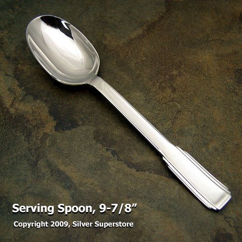 Art Deco Serving Spoon
