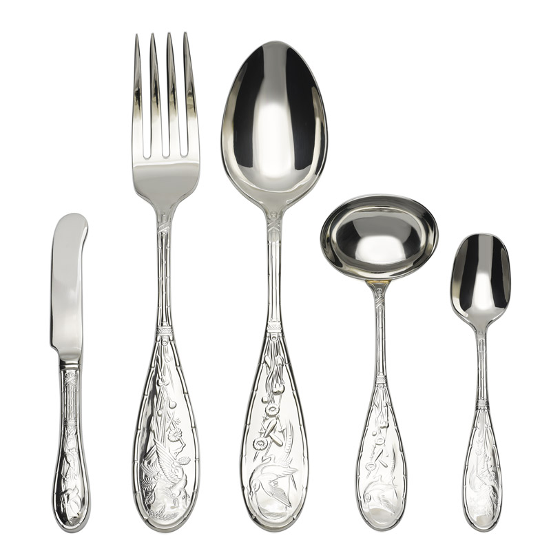 Japanese Bird 5pc Hostess Set