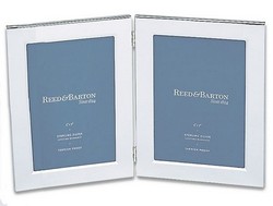 A photo of Double Frame 5in. x 7in., Silver Plate
