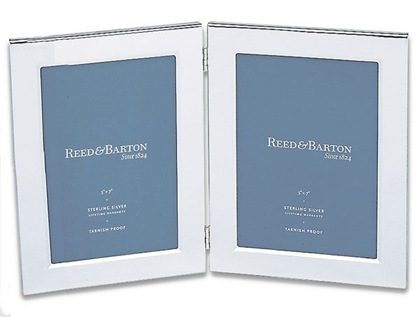 Double Frame 5in. x 7in., Silver Plate
