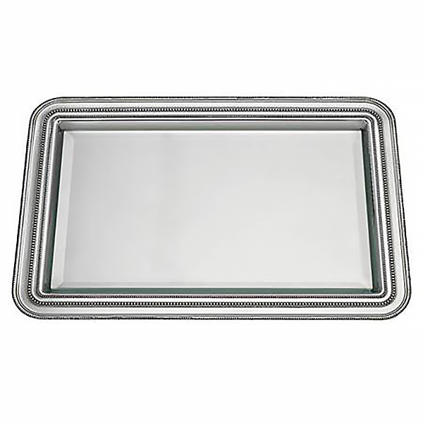 August Pewter Medium Tray, 10  x 15 