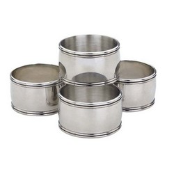 A photo of Kent Napkin Rings, Set of 4