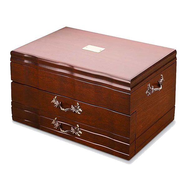 Reed And Barton Provincial 2 Drawer Flatware Silverware Chest At