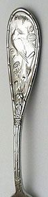 Ricci Japanese Bird and Bamboo Stainless Flatware Handle
