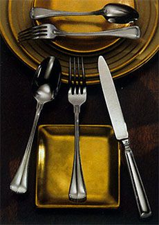 Ricci Baguettes Sterling Silver Flatware