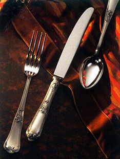 Ricci Bernini Satin Sterling Silver Flatware
