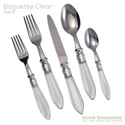 A photo of Baguette Clear 5 piece Place Setting