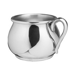 A photo of Bulged Baby Cup Salisbury Pewter