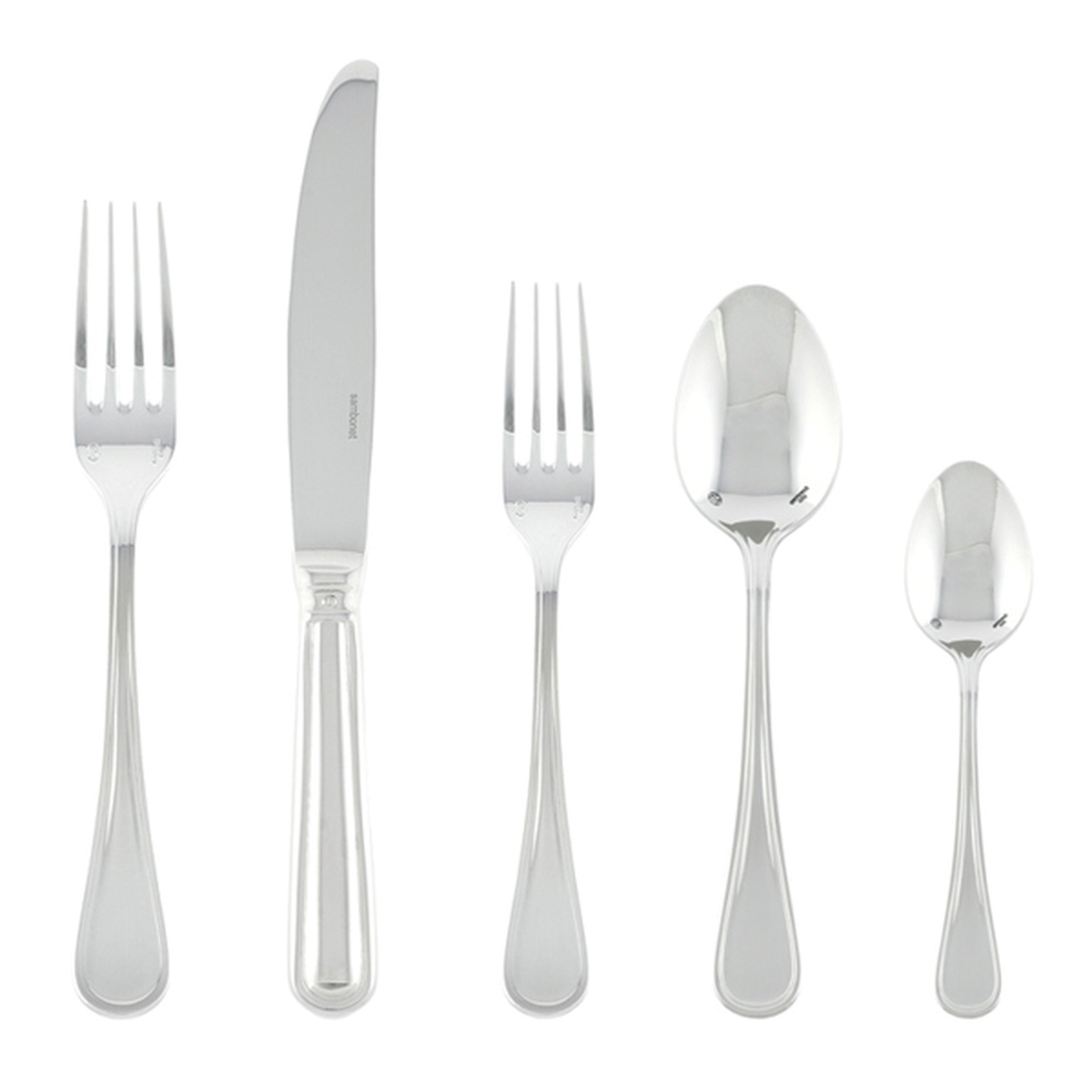 Sambonet 5 pc Place Setting Solid Handled Knife