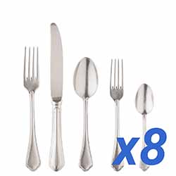 A photo of Filet Toiras Vintage 40pc Service for 8