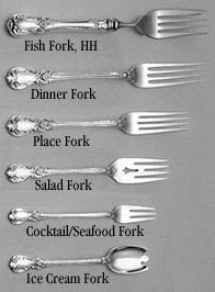 Place forks and stlyes