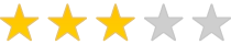 Yellow stars showing rating of product