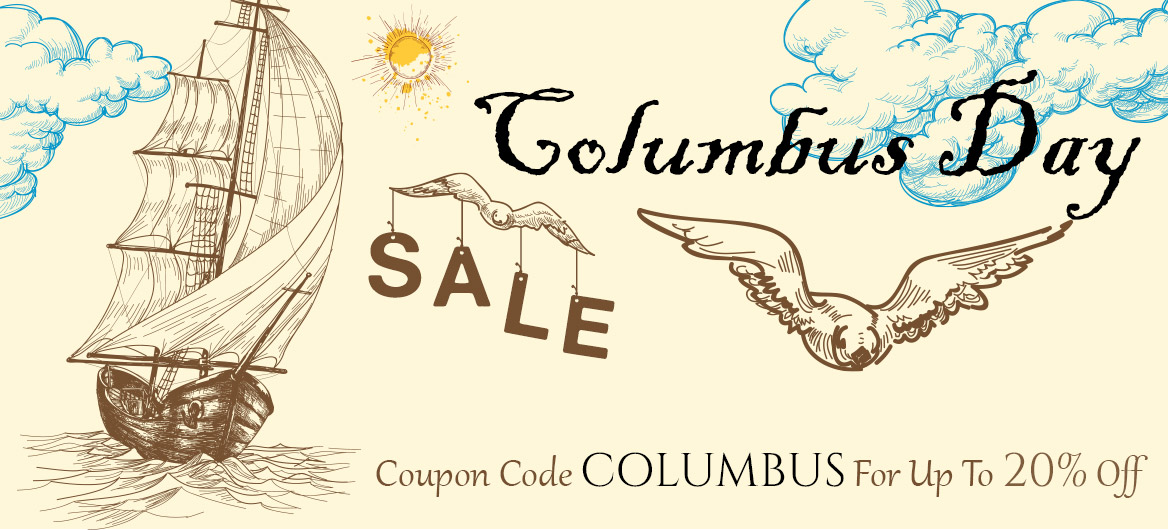 Save up to 20% with coupon code COLUMBUS
