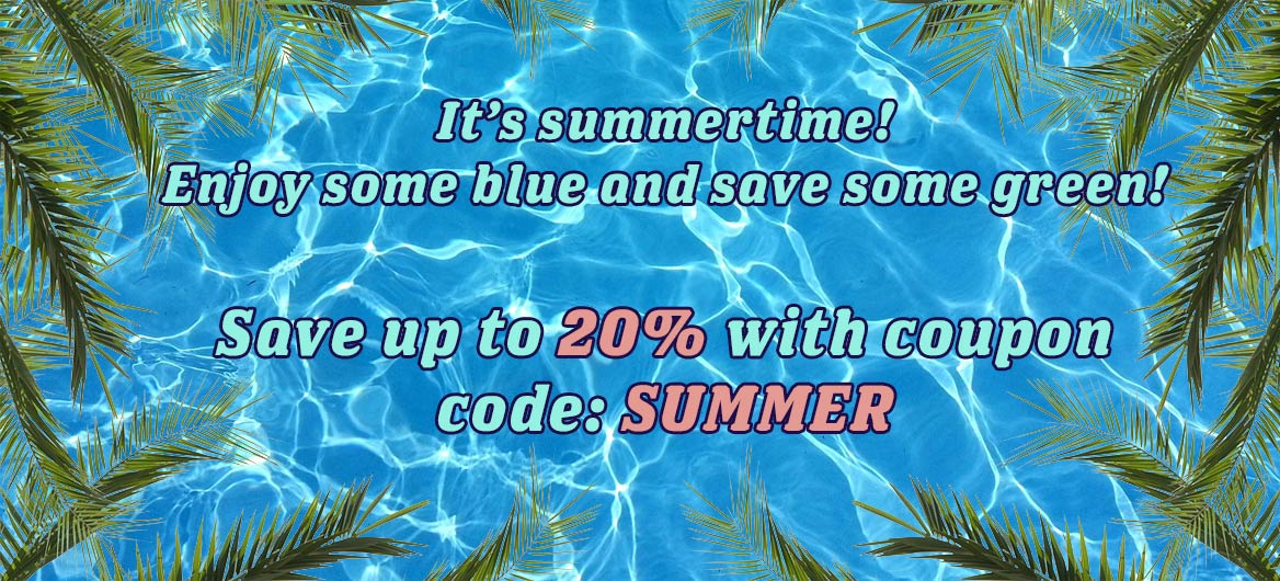 Save up to 20% with coupon code SUMMER