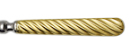 Herdmar Sobor Gold Handle Stainless Flatware