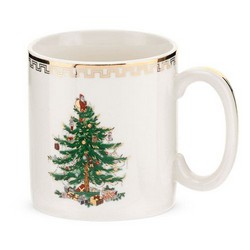Christmas Tree Mug, Gold