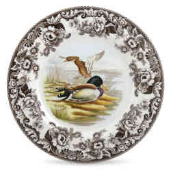 Woodland Dinner Plate, Mallard