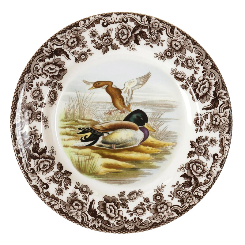 Woodland Salad Plate, Mallard