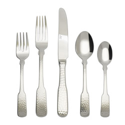 A photo of Towle Hammersmith 5pc Place Setting