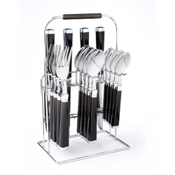 Cambridge Temptation Black Charcoal Flatware