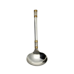 A photo of Golden Aegean Weave Gravy Ladle