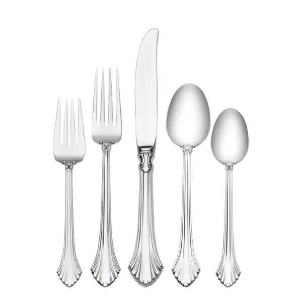 French Regency 5pc Place Setting, Oval Soup