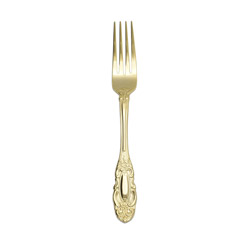 Duchess Gold Plate Dinner Fork