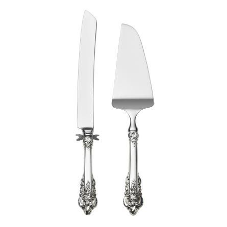 Grande Baroque 2 Pc Wedding Cake Set By Wallace Silversmiths Grande Baroque 2pc Wedding Cake Set By Wallace Silversmiths