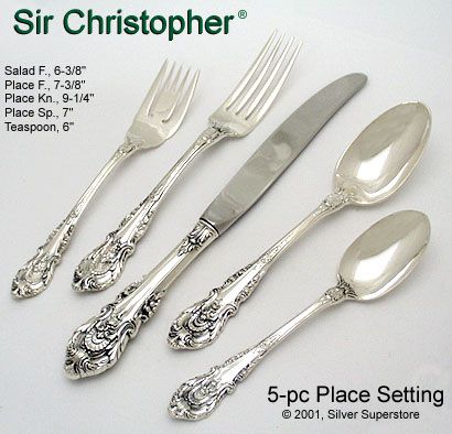Sir Christopher By Wallace Silversmiths Sterling Flatware