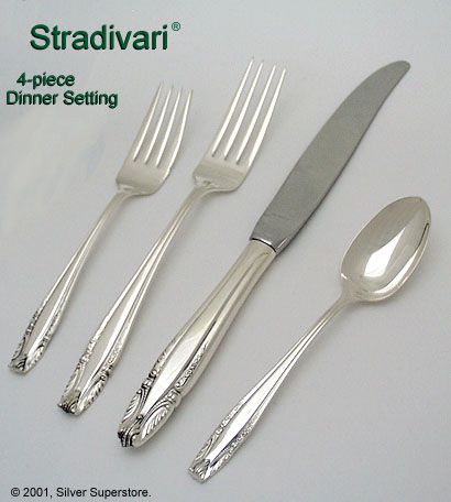 Stradivari By Wallace Silversmiths Sterling Flatware