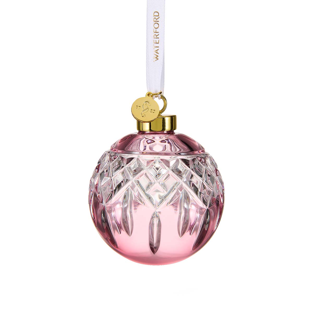 Waterford Crystal 2021 Cranberry Lismore Bauble
