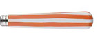 Sabre White Stripe Orange Stainless Flatware