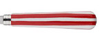 Sabre White Stripe Red Stainless Flatware