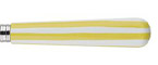 Sabre White Stripe Yellow Stainless Flatware