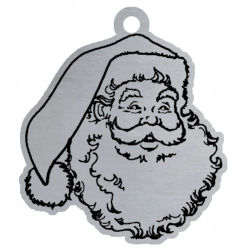 A photo of Santa Claus Portrait Ornament