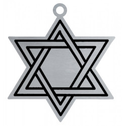 A photo of Star of David Ornament
