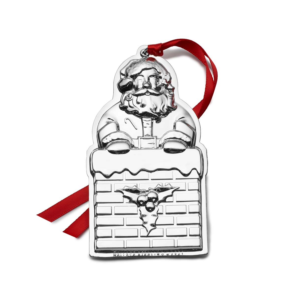 2021 Santa Sterling Ornament, 5th Edition