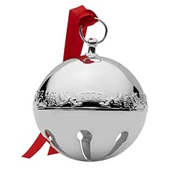 A photo of 2022 Sleigh Bell, 52nd Edition Silver Plate