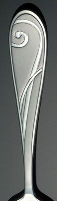 Platinum Wave Stainless Steel Flatware by Yamazaki