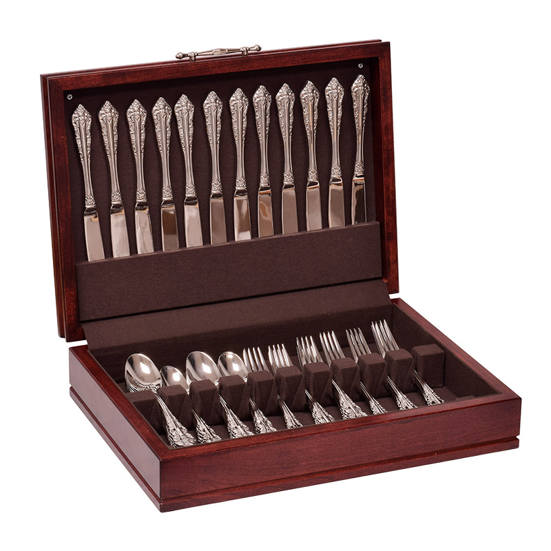 American Chest Co Traditions Flatware Chest Made in USA